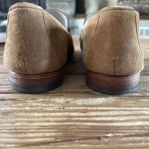 Lucchese | Shoes | Mens Lucchese Tan Suede Loafers Slipons  display picture 1